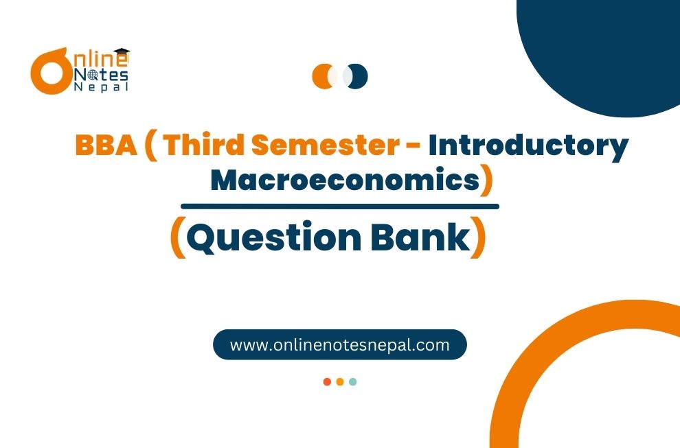 Question Bank of Introductory Macroeconomics Photo